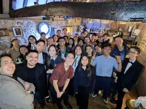 Group Picture from MT 25 Welcome Drinks